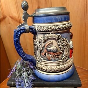 Thewalt West Germany Lidded Beer Stein vintage  1970’s-80’s